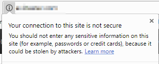 Information about insecure